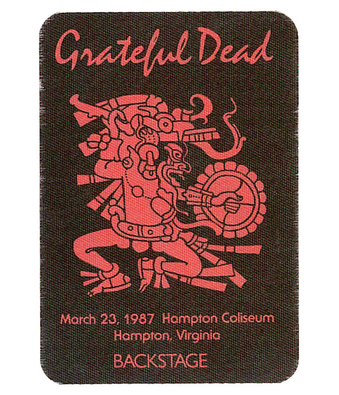 The Vault Grateful Dead 1987 03-23 Backstage Pass Liquid Blue