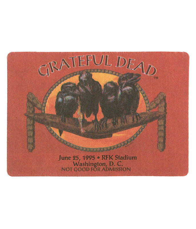 The Vault Grateful Dead 1995 06-25 Backstage Pass Liquid Blue