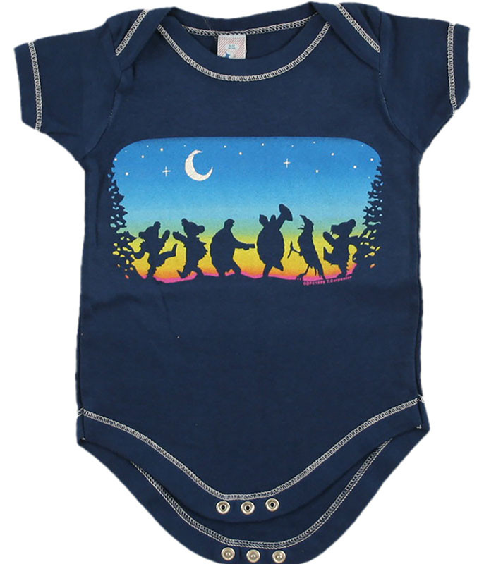 Grateful Dead GD Moondance Navy Onesie