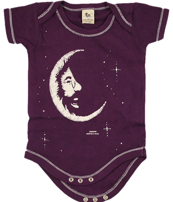 Grateful Dead Jerry Moon Purple Onesie