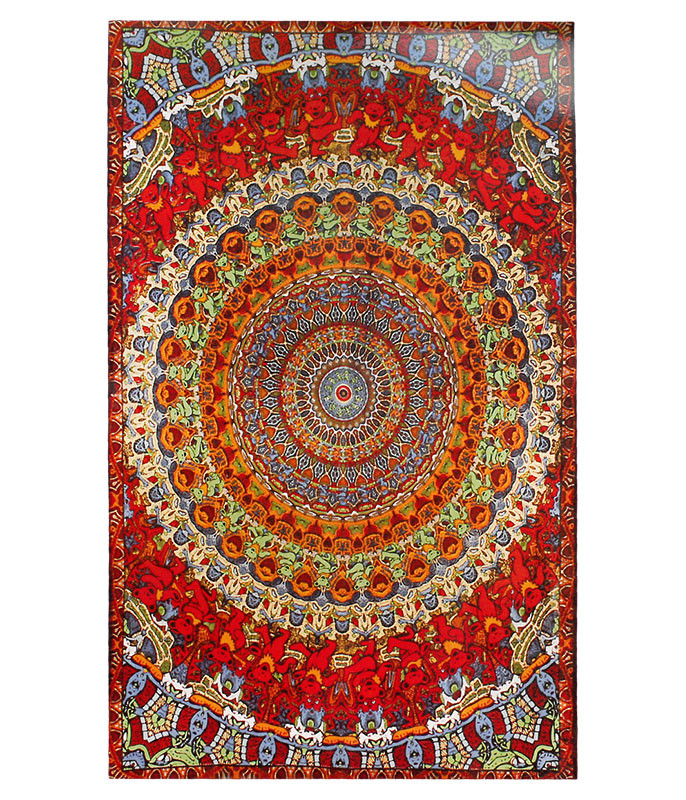 Grateful Dead GD Bear Vibrations Tapestry