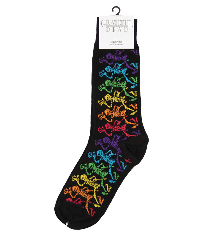 Grateful Dead Dancing Skeletons Black Socks