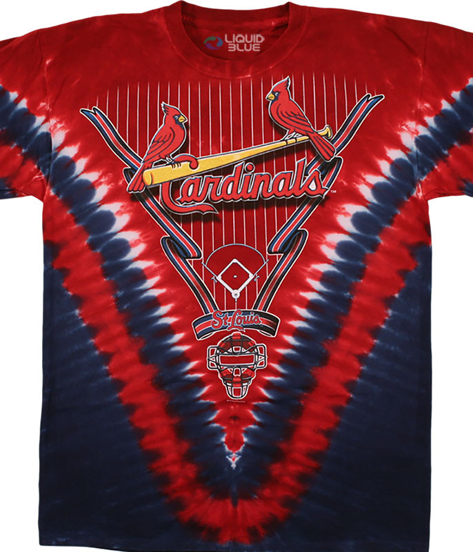 St. Louis Cardinals Tie-Dye T-Shirt - Red