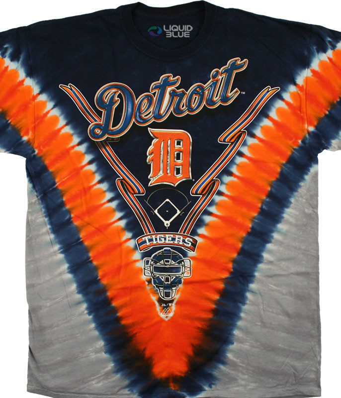 Detroit Tigers Navy Dog T-Shirt Tee