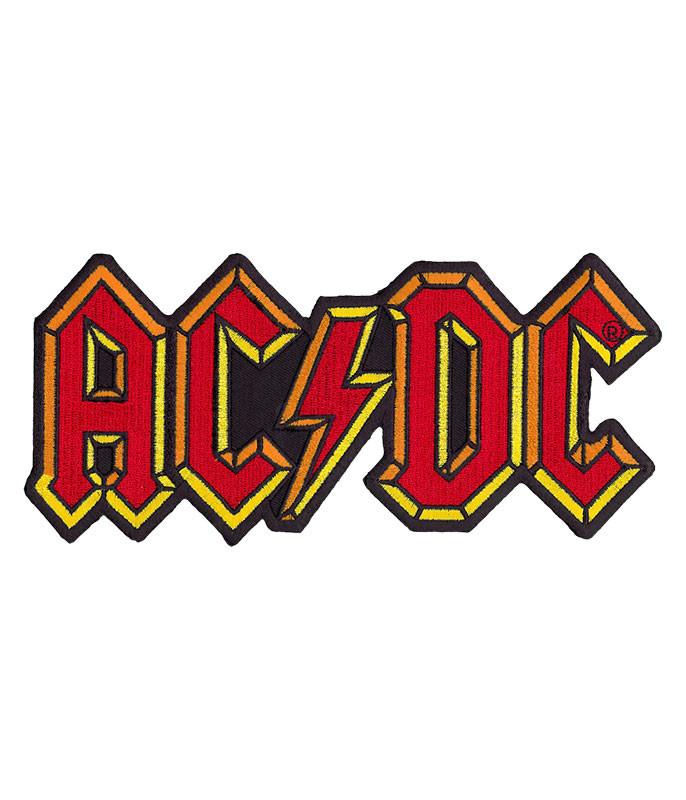 AC/DC Logo Patch Liquid Blue