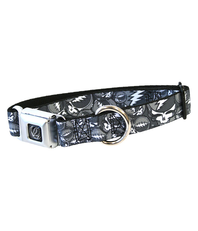 Grateful Dead SYF Black and Gray Dog Collar SM