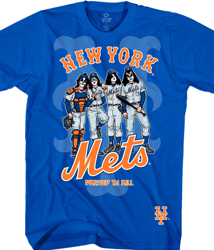 New York Mets Dressed to Kill Blue T-Shirt