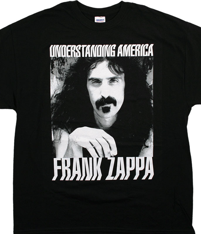 Frank Zappa Understanding America Black T-Shirt Tee