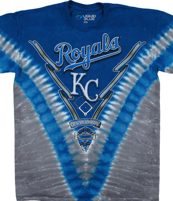 Kansas City Royals Burst Tie-Dye T-Shirt