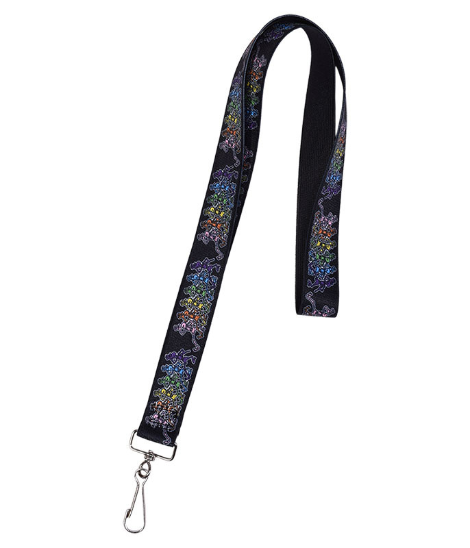 Grateful Dead GD Dancing Skeletons Lanyard