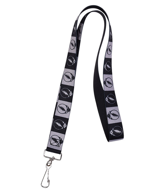 Grateful Dead GD SYF Black and Gray Lanyard