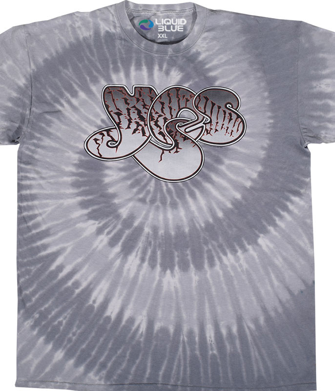 Yes Spiral Tie-Dye T-Shirt Tee Liquid Blue