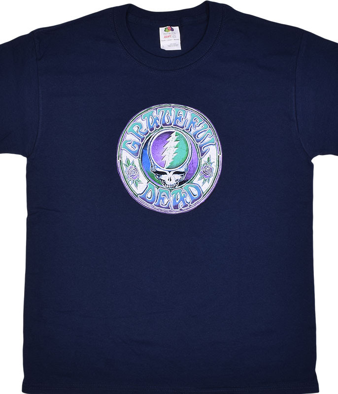 Grateful Dead GD Batik SYF Youth Navy T-Shirt Tee