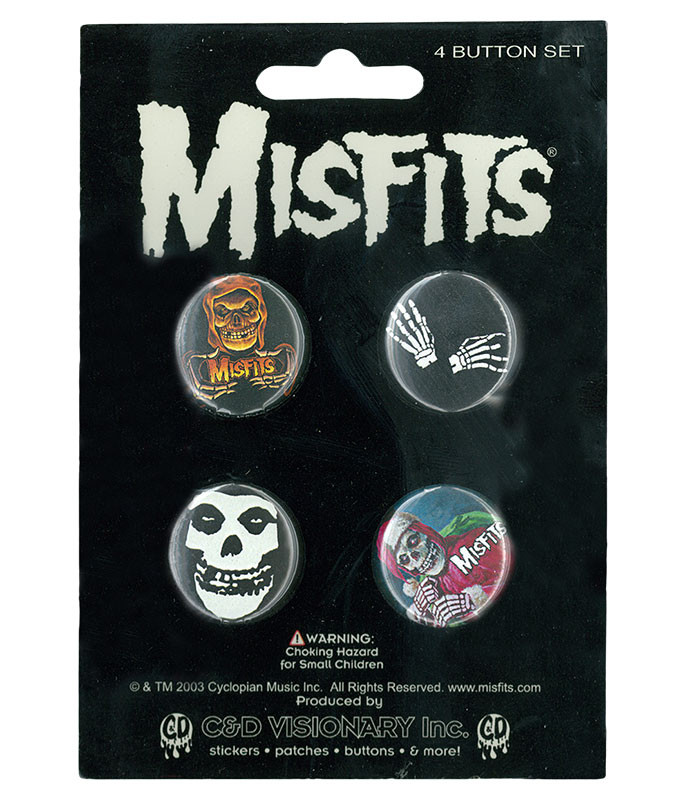 Misfits 4 Pin Set