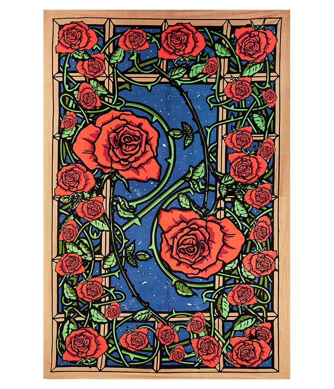 Rose Window 3D Tapestry