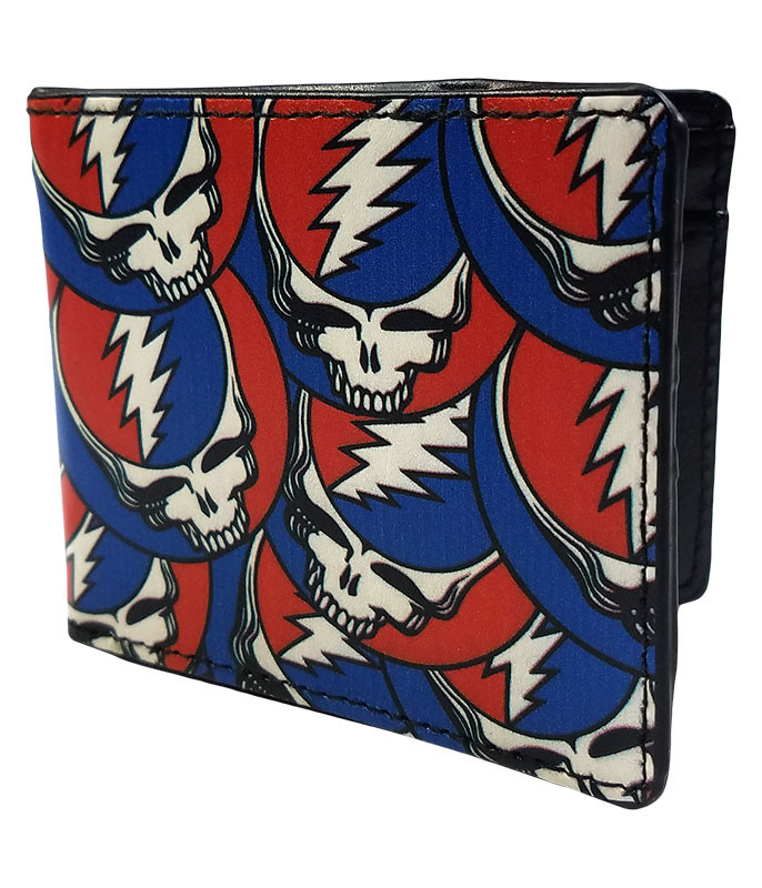 Grateful Dead GD SYF Collage Bi-Fold Wallet Liquid Blue