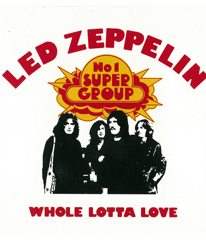 Led Zep Whole Lotta Love Magnet