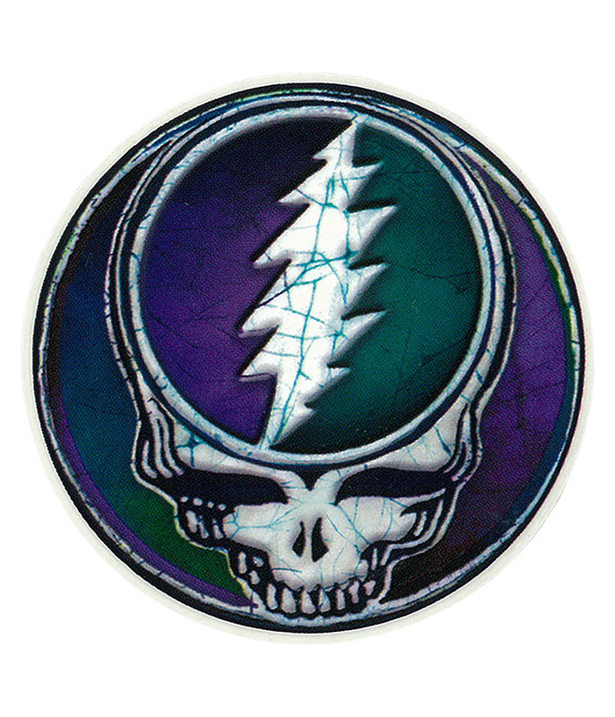 Grateful Dead GD Batik SYF Mini Sticker Liquid Blue