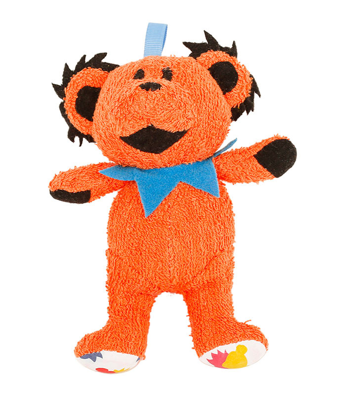 GD Orange Dancing Bear Baby Rattle