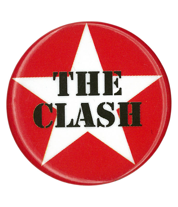 The Clash Star Logo Pin