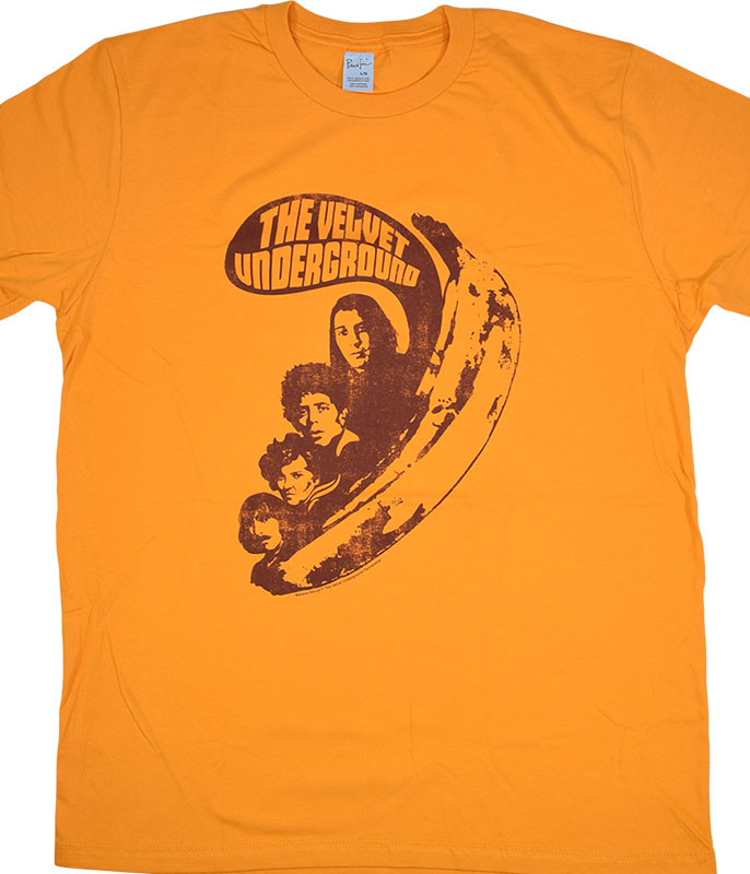 Velvet Underground VU Says Yellow T-Shirt Tee