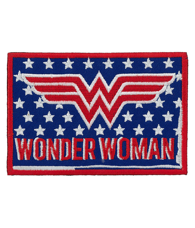 Wonder Woman Retro Patch Liquid Blue