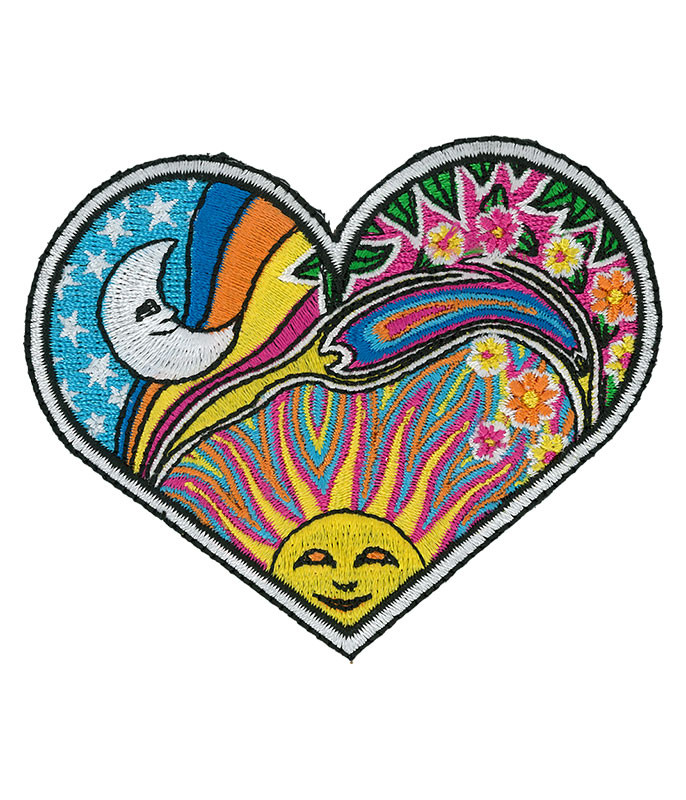 Night Day Heart Patch