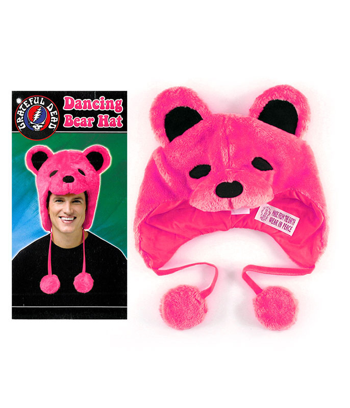 Grateful Dead GD Dancin Bear Pink Hat