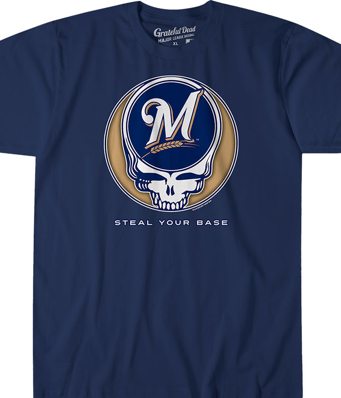 Base Navy Athletic T-Shirt Tee Liquid Blue