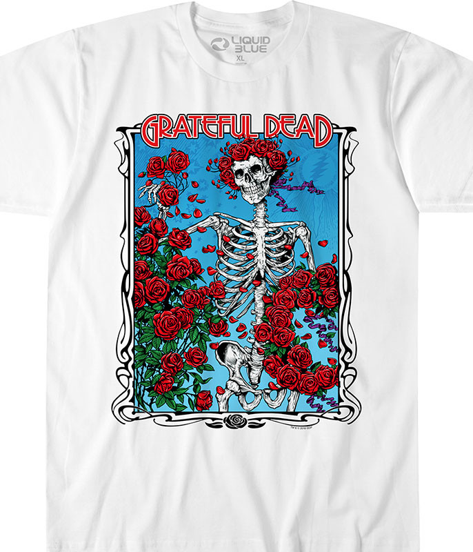 Grateful Dead Pop Art Bertha White T-Shirt - 2XL