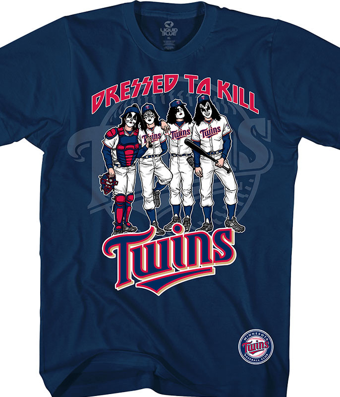 MLB Team Apparel Toddler Minnesota Twins Dark Pink T-Shirt