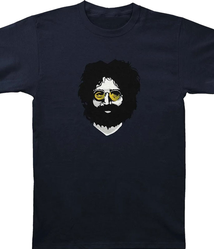Jerry Garcia Creamery Navy TShirt Tee Liquid Blue