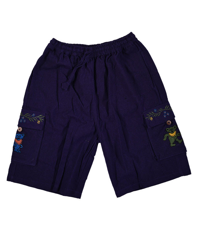 GD Bear Flower Cargo Shorts