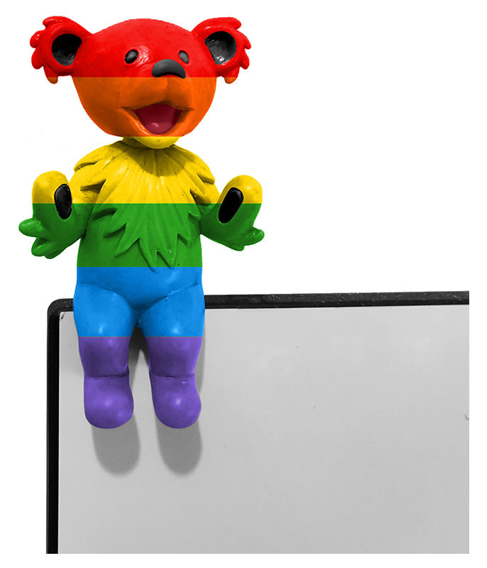 Grateful Dead Bobblehead Buddy Dancing Bear Rainbow