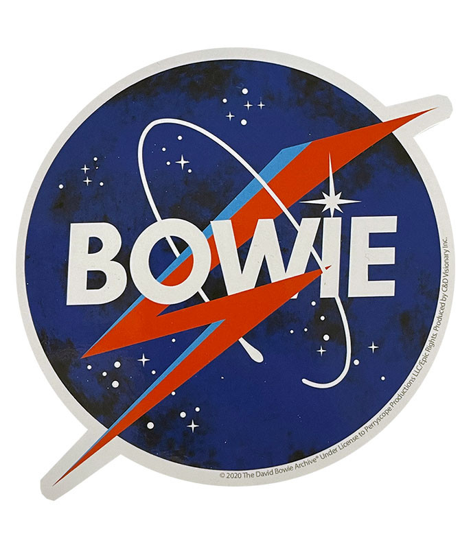 David Bowie Nasa Sticker