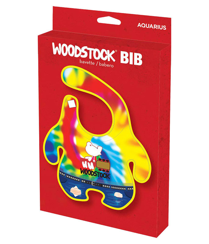 Woodstock Baby Bib Liquid Blue