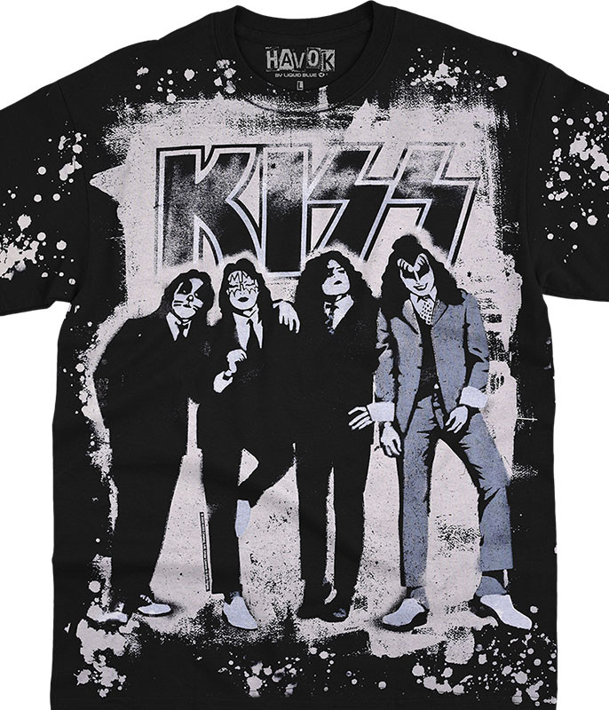 Halloween Official Mlb Kiss Band Dressed To Kill Cleveland Indians Baseball T  Shirt