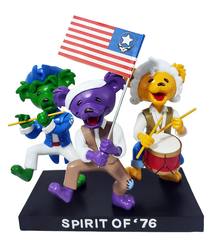 Grateful Dead Bobbleheads Dancing Bear Spirit of 76