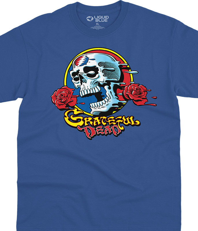 grateful dead グレイトフル・デッドliquid blue tシャツ Liquid Blue Grateful Dead Revolutionary Dead USA SYF,Multicolor