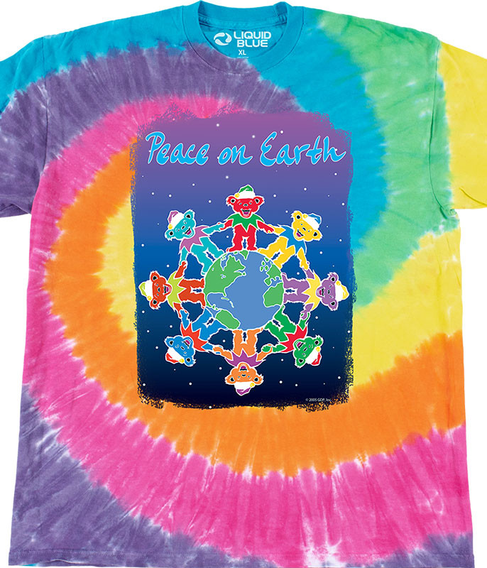 Grateful Dead Peace On Earth T-Shirt Tee by Liquid Blue