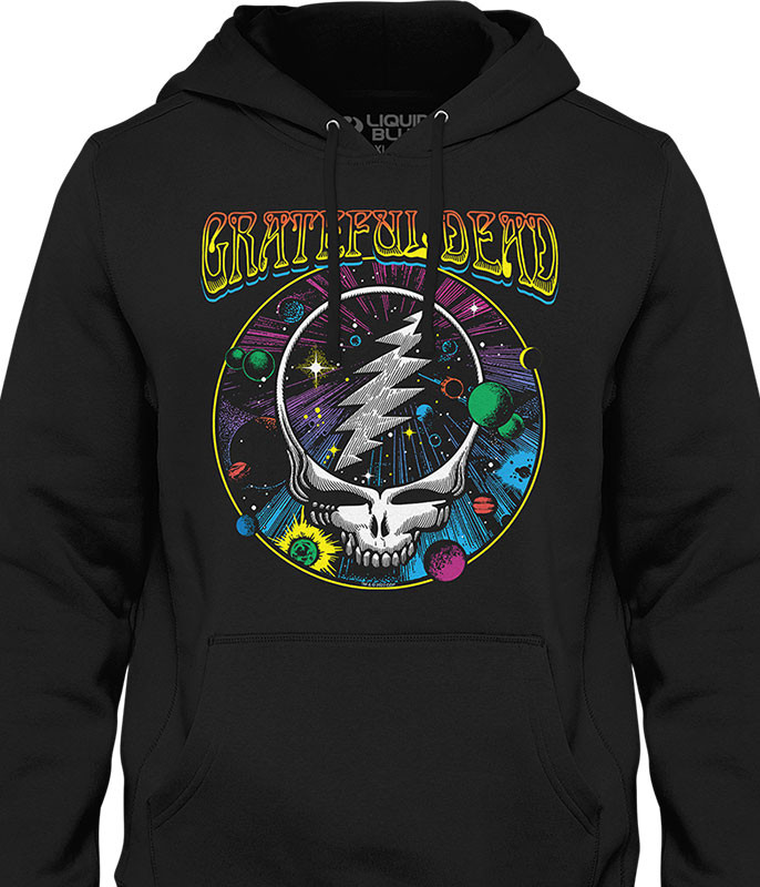 Grateful Dead Steal Your Face Pulp Hoodie by Liquid Blue