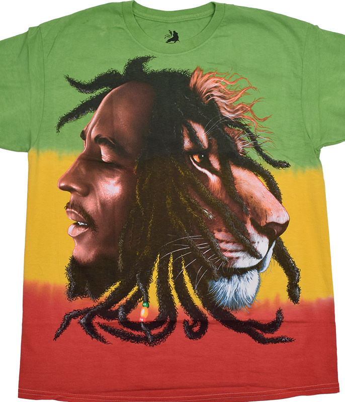 Bob Marley Profiles Tie-Dye T-Shirt Tee