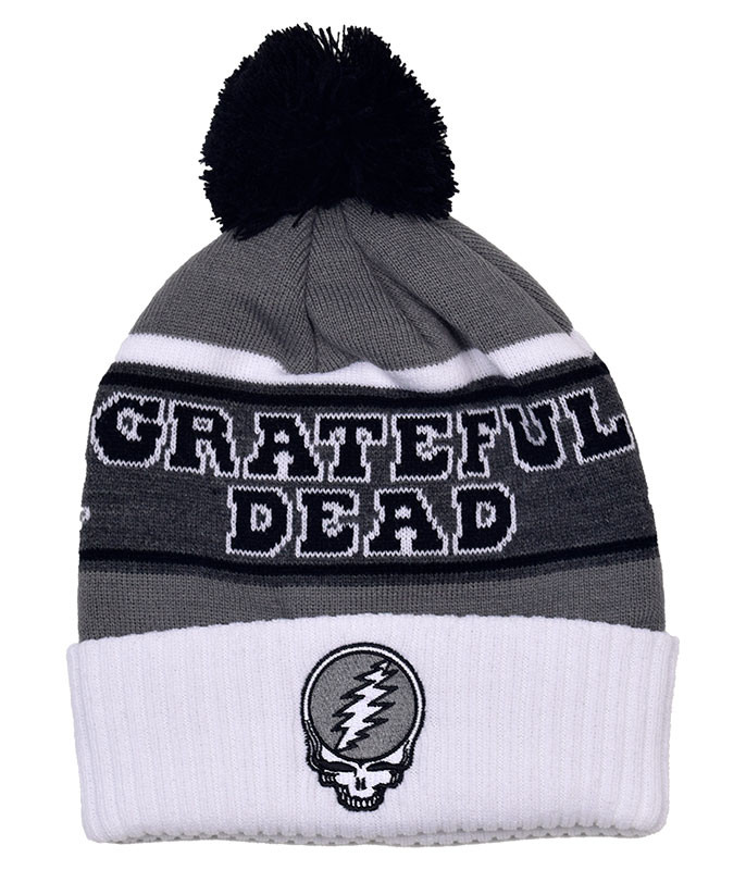 Grateful Dead Steal Your Face Bears Winter Black & White