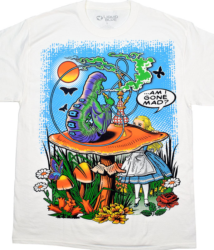 OVER PRINT POP ART TEE BLUE L 古塔つみ over print POP ART canvas