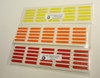 Inspection Arrows , A1KP-2-3, FLS Large Medium Tack Colored Stickers