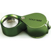 Green Metal Magnifier Loupe 10X 21mm Glass Lens (so-MK994-8GN)