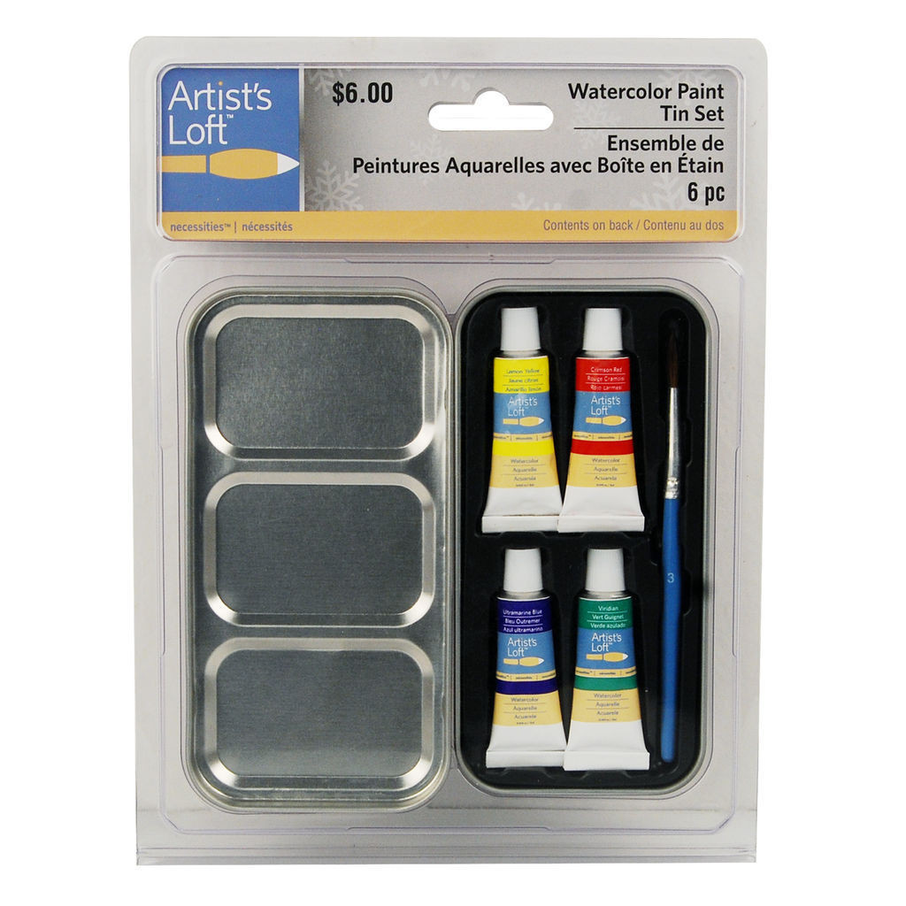 Watercolor Paint Tin Set Giveaway Novelty Gift FLS Discount Supplies