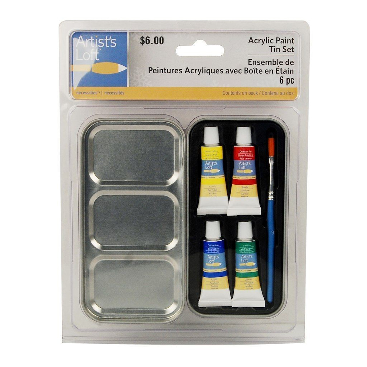 Acrylic Paint Tin Set Party Goodie Bag Gifts - FLS Discount Supplies