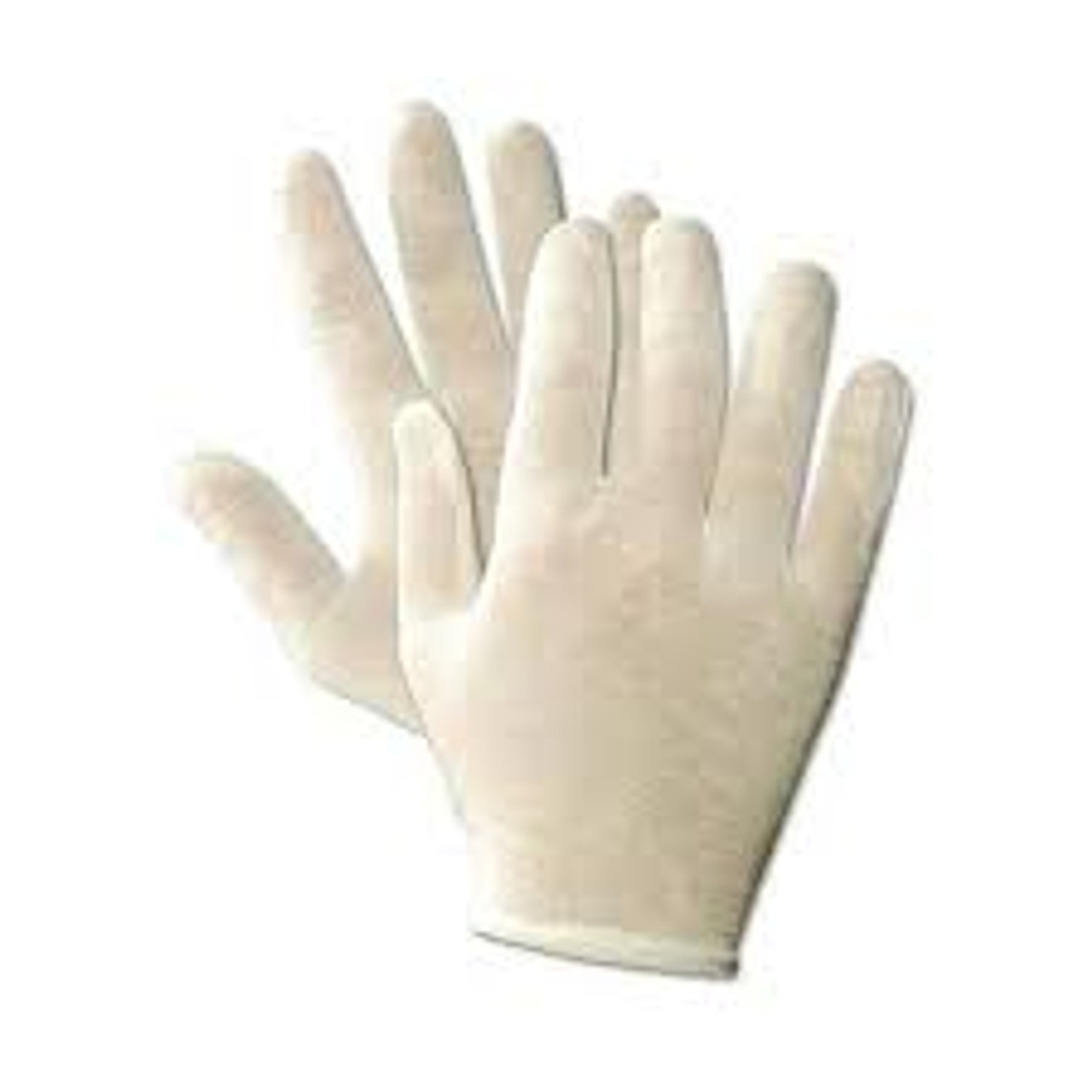 TouchPro, White Cotton Inspection Gloves, 12 Pairs Large XL (G-TP651)