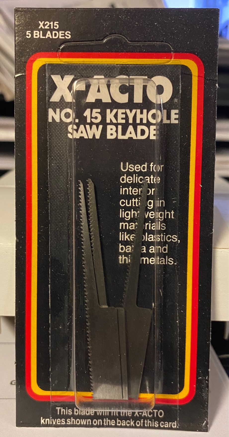 XActo X215 Keyhole Saw Blades 5pk